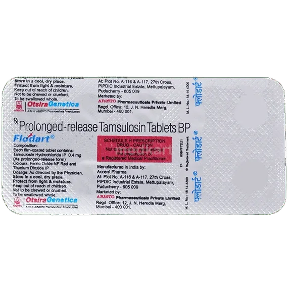 flodart sr 0.4mg tablet 10's